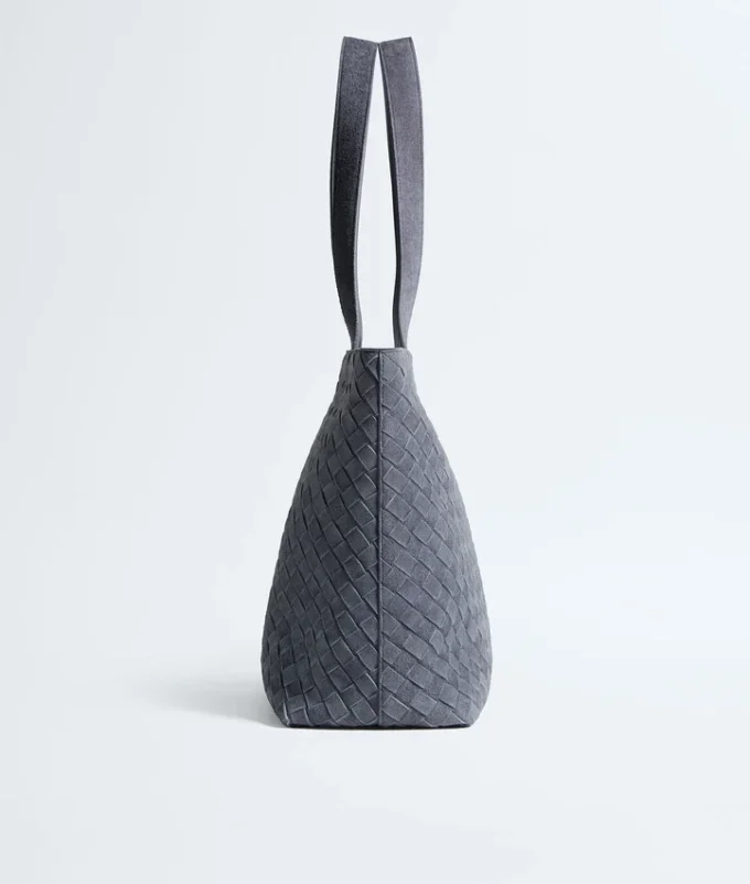 Petit sac fourre-tout Intrecciato à fermeture éclair