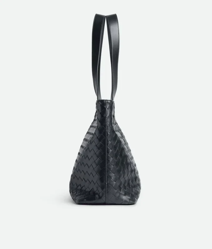 Petit sac fourre-tout Intrecciato à fermeture éclair Petit sac fourre-tout Intrecciato à fermeture éclair