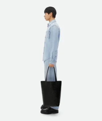 Petit sac fourre-tout Intrecciato North-South
