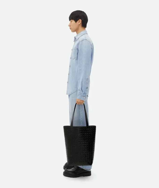 Petit sac fourre-tout Intrecciato North-South