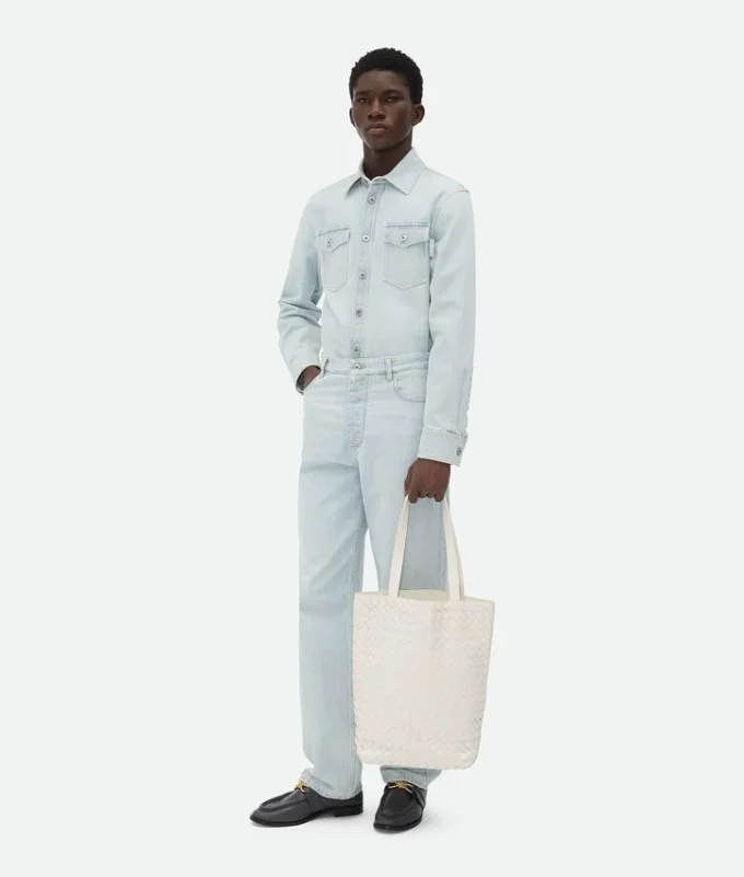 Petit sac fourre-tout Intrecciato North-South