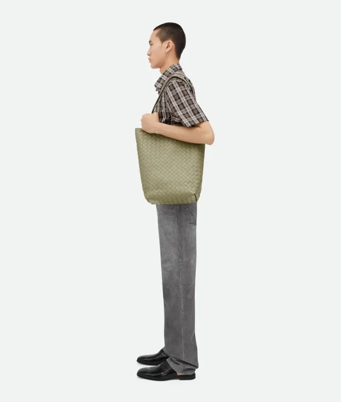 Petit sac fourre-tout Intrecciato North-South