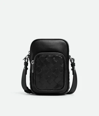 Petit sac photo Intrecciato avec poche