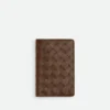 Petite housse pour carnet en cuir Intrecciato
