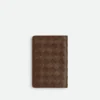 Petite housse pour carnet en cuir Intrecciato