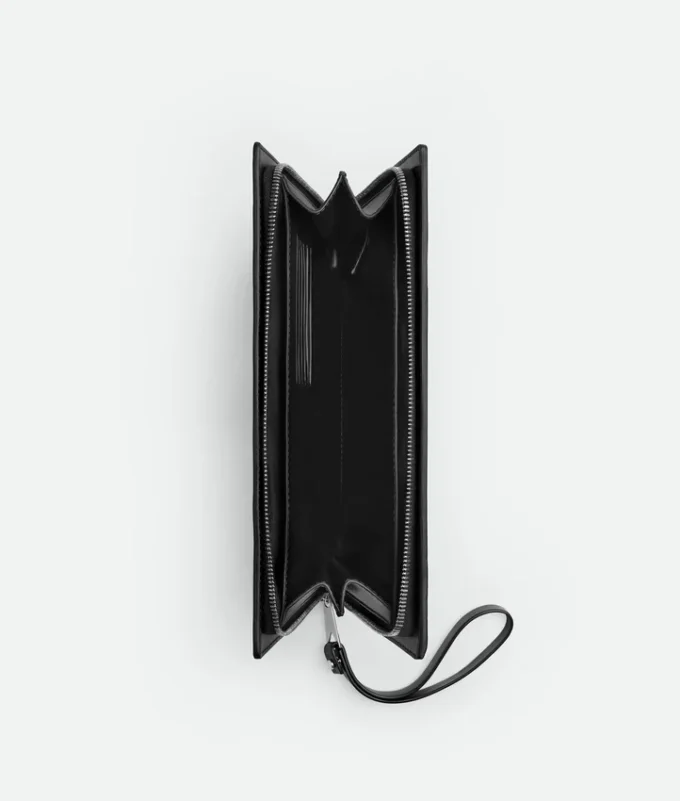 Petite pochette Intrecciato avec dragonne