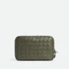 Petite pochette Intrecciato avec dragonne