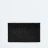 Petite pochette plate Intrecciato