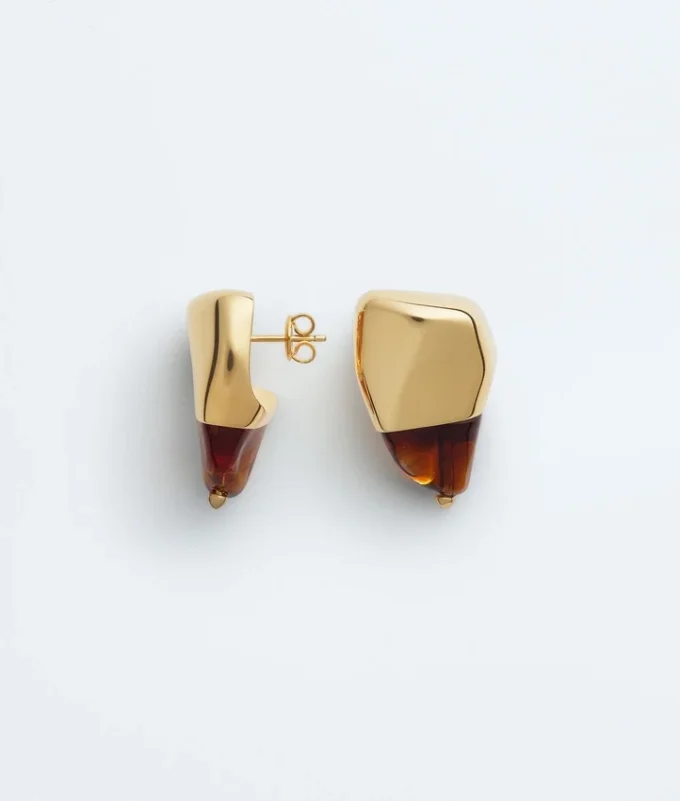 Petites boucles d&rsquo;oreilles Prisma