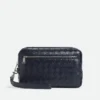 Pochette Intrecciato avec dragonne