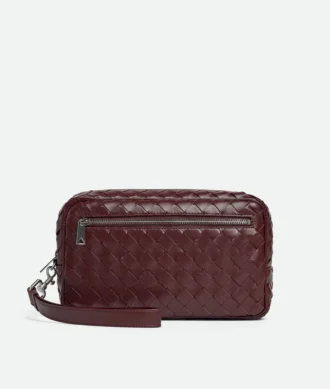 Pochette Intrecciato avec dragonne