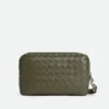 Pochette Intrecciato avec dragonne