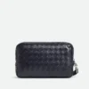 Pochette Intrecciato avec dragonne