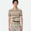 Polo en lin et coton