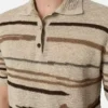 Polo en lin et coton