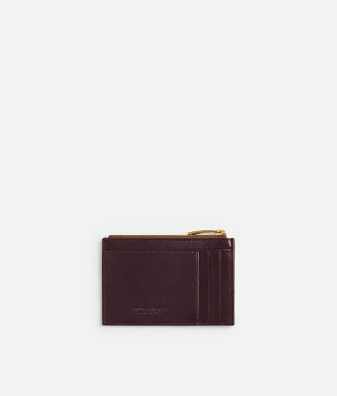 Porte-cartes Intrecciato à fermeture éclair Porte-cartes Intrecciato à fermeture éclair