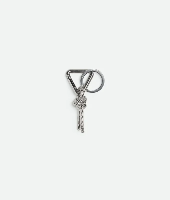Porte-clés nœud métallique