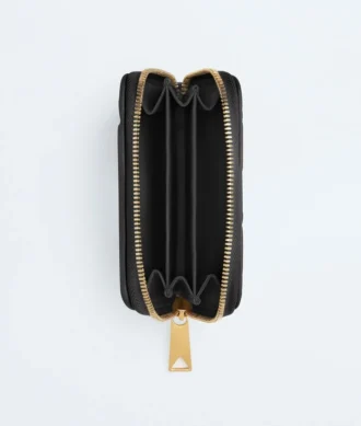 Porte-monnaie zippé Intrecciato