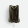 Portefeuille carré à fermeture éclair avec motif Intrecciato estampé Portefeuille carré à fermeture éclair avec motif Intrecciato estampé