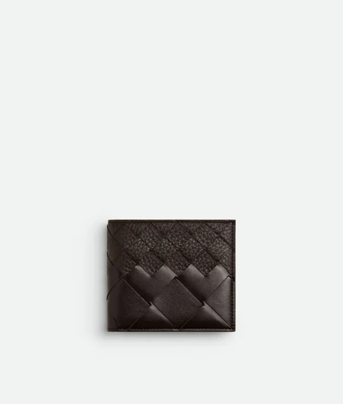 Portefeuille à deux volets Intrecciato