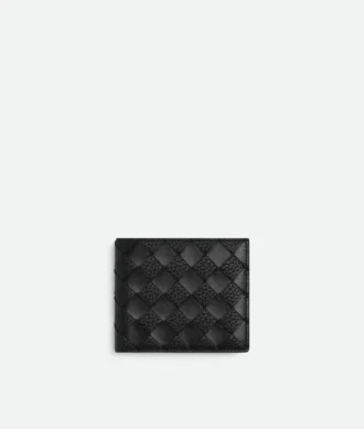 Portefeuille à deux volets Intrecciato