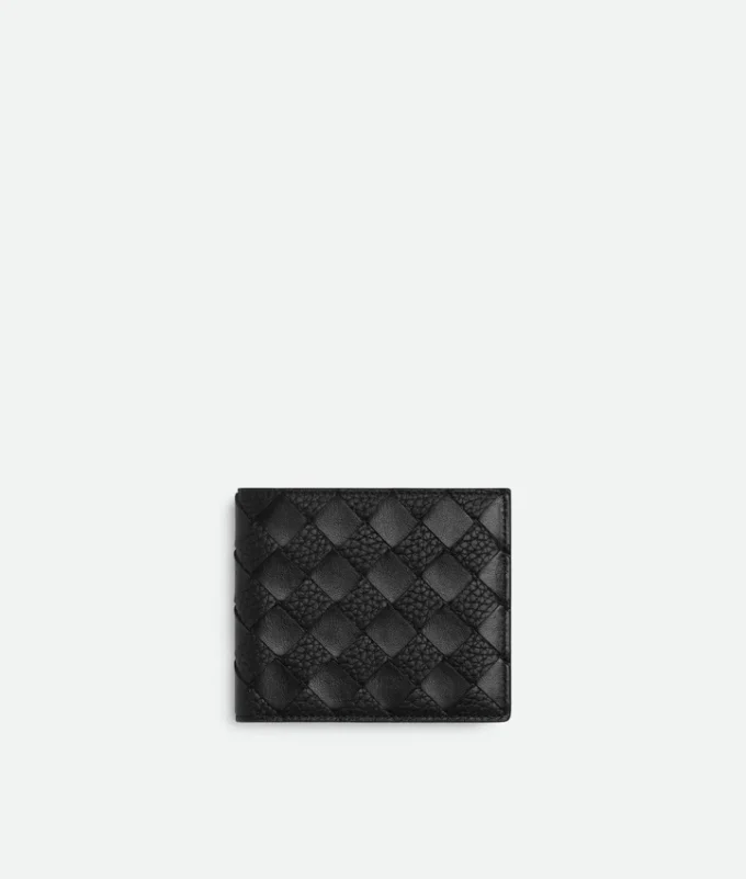 Portefeuille à deux volets Intrecciato