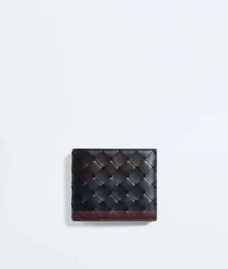 Portefeuille à deux volets Intrecciato