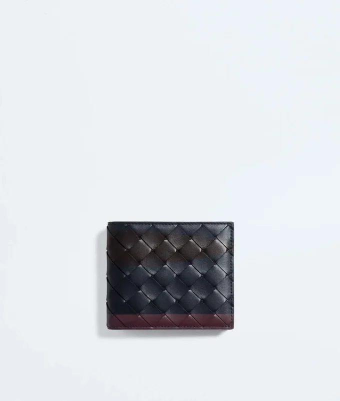 Portefeuille à deux volets Intrecciato