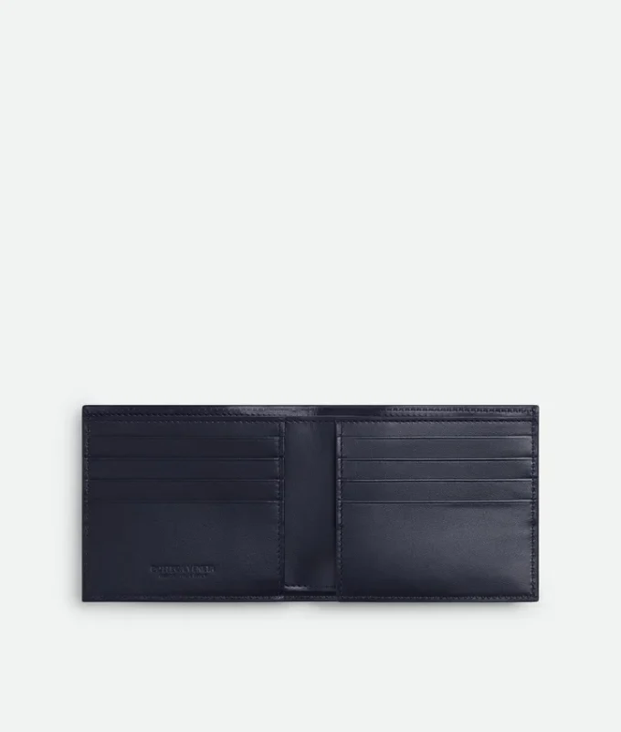 Portefeuille à deux volets Intrecciato
