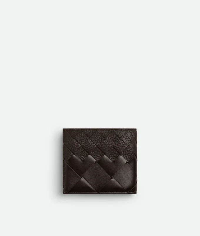 Portefeuille à deux volets Intrecciato