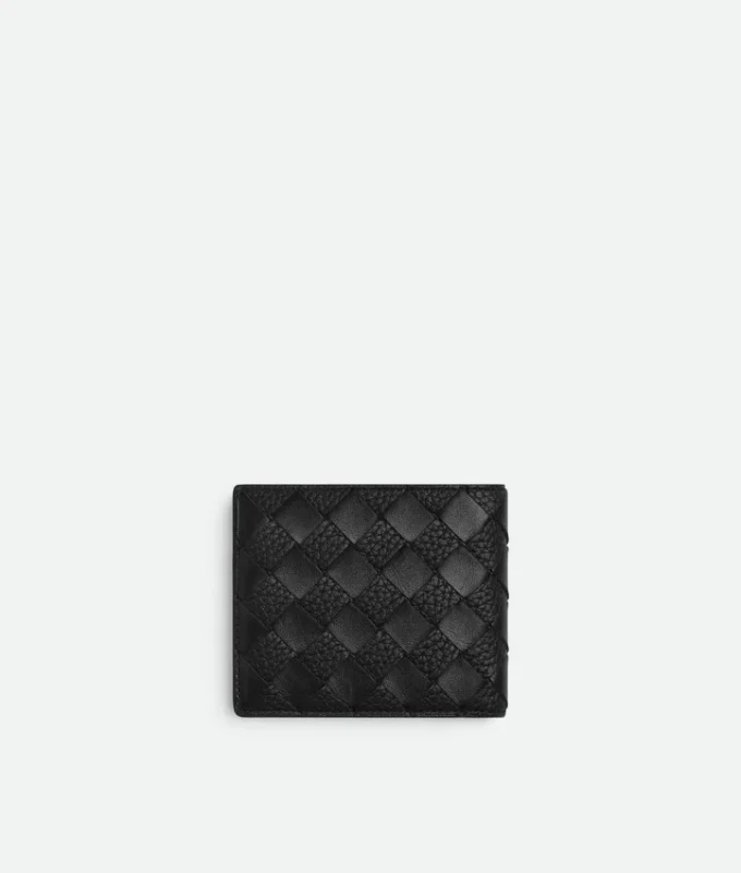 Portefeuille à deux volets Intrecciato