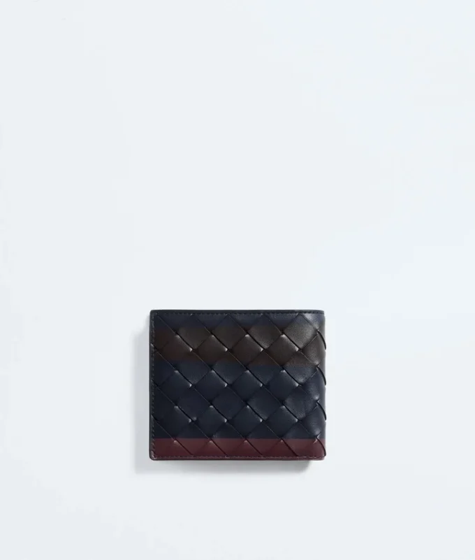 Portefeuille à deux volets Intrecciato