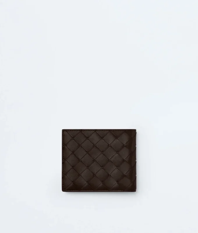 Portefeuille à deux volets Intrecciato