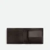 Portefeuille à deux volets Intrecciato avec porte-monnaie