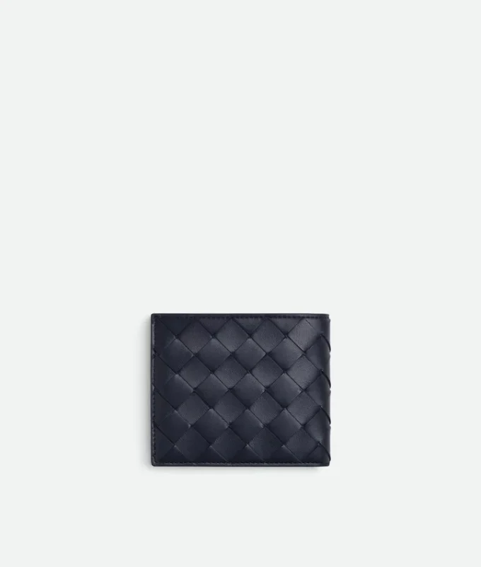 Portefeuille à deux volets Intrecciato Diagonal