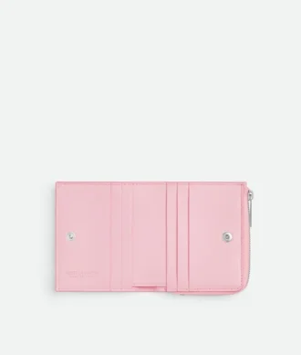 Portefeuille à deux volets Intrecciato estampé