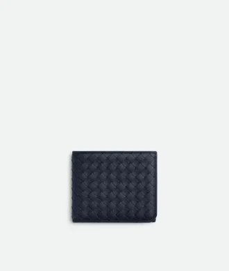Portefeuille à deux volets Intrecciato Piccolo