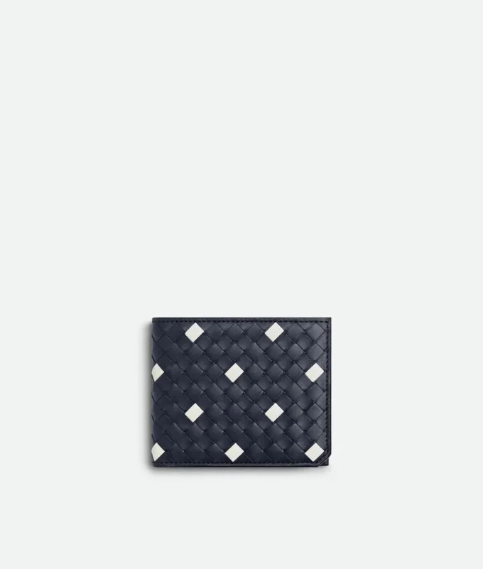 Portefeuille à deux volets Intrecciato Piccolo