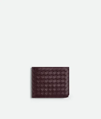 Portefeuille à deux volets Intrecciato Piccolo