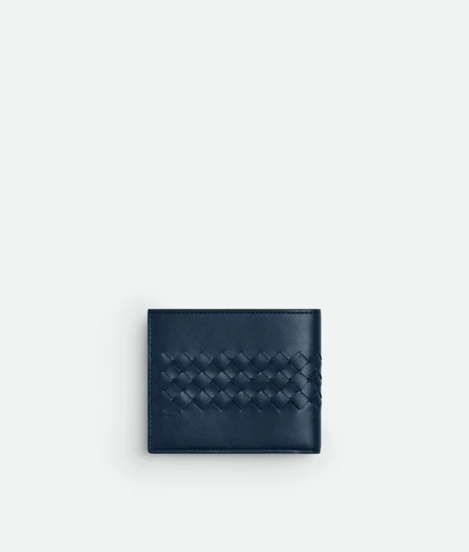 Portefeuille à deux volets Intrecciato Piccolo