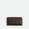 Portefeuille Intrecciato à fermeture éclair