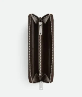 Portefeuille Intrecciato à fermeture éclair