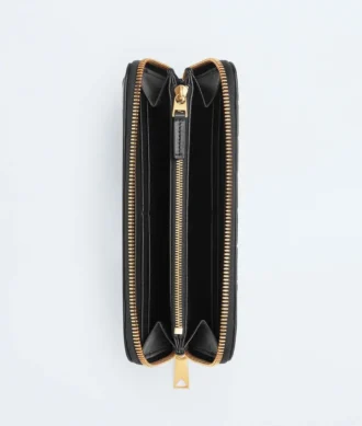 Portefeuille Intrecciato à fermeture éclair