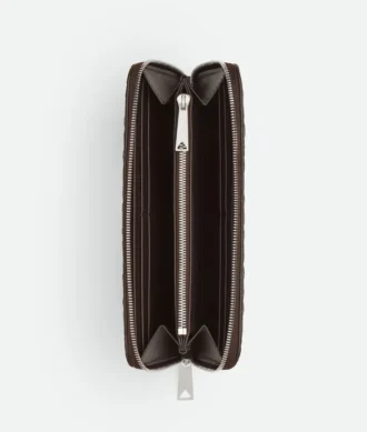Portefeuille Intrecciato à fermeture éclair