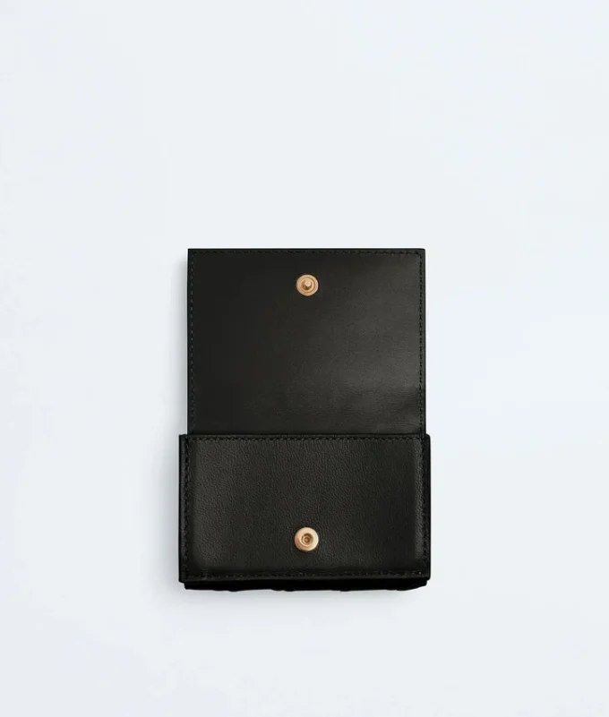 Portefeuille Intrecciato Tiny à trois volets