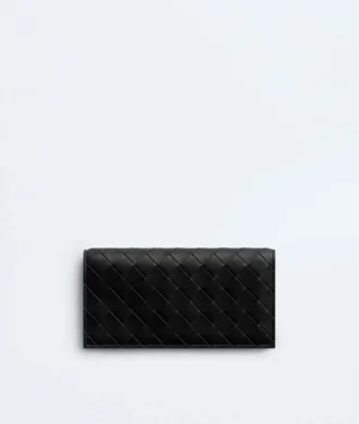 Portefeuille long Intrecciato avec porte-monnaie