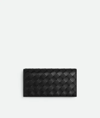 Portefeuille long Intrecciato avec porte-monnaie