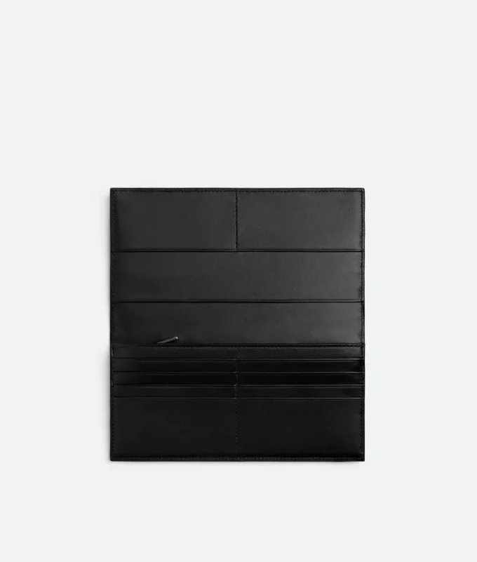 Portefeuille long Intrecciato avec porte-monnaie
