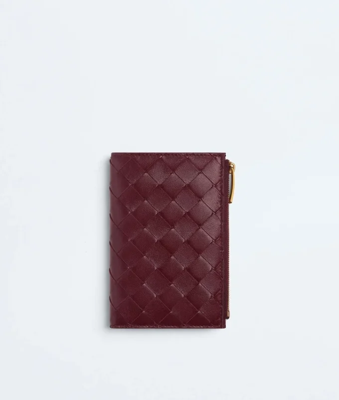 Portefeuille moyen à deux volets Intrecciato
