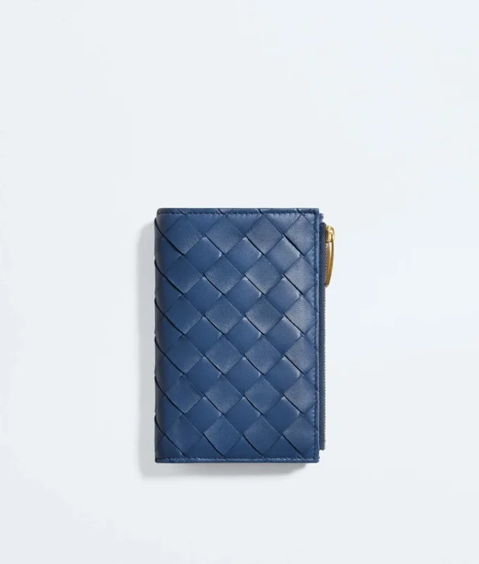 Portefeuille moyen à deux volets Intrecciato